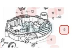 Carter Inférieur Pour Moteur Loncin (1108201610001)