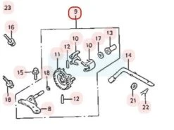 Régulateur Pour Moteur Honda (16510ZM0010)