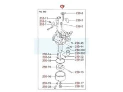 Carburateur Pour Moteur Robin / Subaru (2766230150)