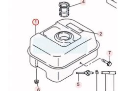 Réservoir à éssence Pour Moteur Robin / Subaru (2776010211)