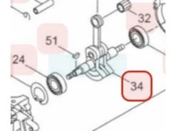 Vilebrequin Pour Taille Haie Maruyama (288511)