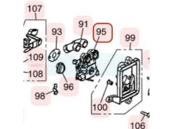 Carburateur Pour Moteur Zenoah (848GG08104)