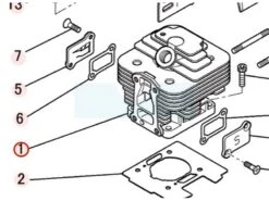 Cylindre Pour Moteur Mitsubishi (KC14007AA)